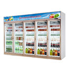 Blumen-Getränk-Handelsgetränkekühlvorrichtungs-Anzeigenschaukasten mit Doppeltüren