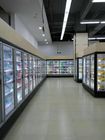 Weiße Farbe 3 4 5 Türen Supermarkt Gefrierschrank Anzeige Tiefkühlkost Schaufenster