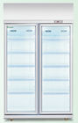 Aufrechte Glastür-zeigen Handelsgetränkekühlvorrichtung mit Danfoss/Getränken Kühler an
