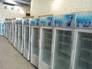 Aufrechte kommerzielle kalte Getränk-Getränkekühlvorrichtung für Einzelhandelsgeschäft mit Glastür