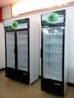 Kalter Getränk-Getränkeanzeigen-Kühlvorrichtungs-Kühlschrank/Speicher-aufrechte Glastür-Kühlvitrine