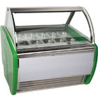 Automatisch entfrosten Sie Eis am Stiel-Eiscreme-Anzeigen-Gefrierschrank mit 12 PC Pan 1/3