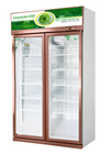 Luxusart-aufrechter Kühlschrank-Handelsanzeigen-Kühlvorrichtung Champagne