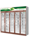 TÜR-Kühlschrank-Gefrierschrank-Ventilator-abkühlende Art der Geschäfts-Handelsgetränkekühlvorrichtungs-5 Glas