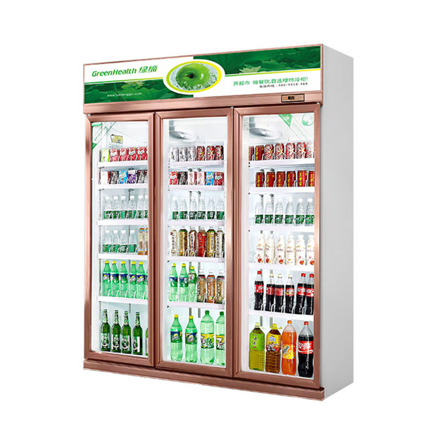 Glastür-Kühlgeräte der Handelsgetränkkühlvorrichtung Anzeigen-hohen Qualität