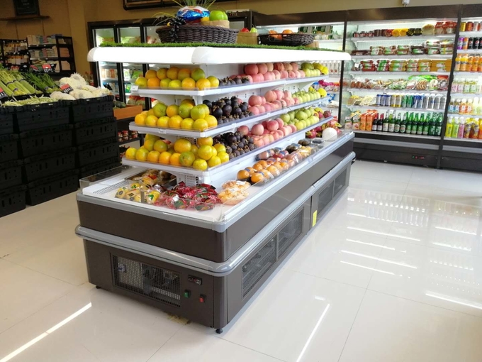 Offener Kühler R404a Multideck für Getränkegetränke/kühlte Verkaufsmöbel
