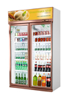 Luftkühlungs-Glastür-Getränkekühlerer Supermarkt-Kühlschrank 5 Schichten
