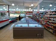 Automatisch entfrosten Sie freie abkühlende hohe Leistungsfähigkeit Supermarkt-Insel-Gefrierschrank CFCs