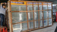 Getränkekühlvorrichtungs-Glastür-aufrechter Schaukasten-Gefrierschrank/Supermarkt-Kühlschrank