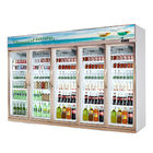 Glastür-aufrechter Handelsgetränkekühlschrank für Supermarkt