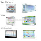 Multi-Plattform-Kühler mit Türen kühlten Verkaufsmöbel-Kühlvorrichtungs-offenen Gefrierschrank für Supermarkt