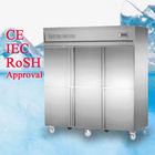 Gewerblicher Küchenfriger für die Lagerung von Lebensmitteln Kühlgeräte Doppeltemperatur