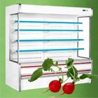 _ White Self-contained Open Display Fridge For Drinks / Milk 2m Large Capacity