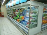 Weißer/roter Kühler-Supermarkt-Schaukasten Multideck offener mit Selbst-Frost-Funktion