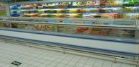 Supermarkt-Insel-Gefrierschrank 90mm selbstständig mit Toughed-Körper -20°C - 18°C