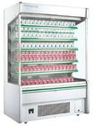 _ Upright Store Glass Door Refrigerator For Milk Display Danfoss Compressor