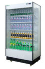 _ Upright Store Glass Door Refrigerator For Milk Display Danfoss Compressor