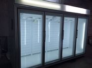 _ Open Multideck Display Fridge With Glasss Door Remoted Cooling System
