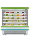 ANZEIGEN-Gefrierschrank-Frucht-Gemüse-offene Anzeigen-Kühlvorrichtungs-Energieeffizienz Multideck Handels