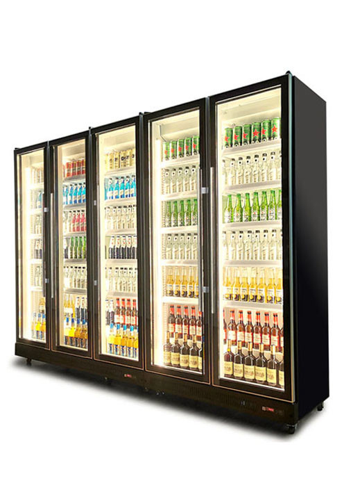 2~8 Grad Copeland Kompressor Schwarzglas Tür Kühlschränke Bier Weinkühlschrank