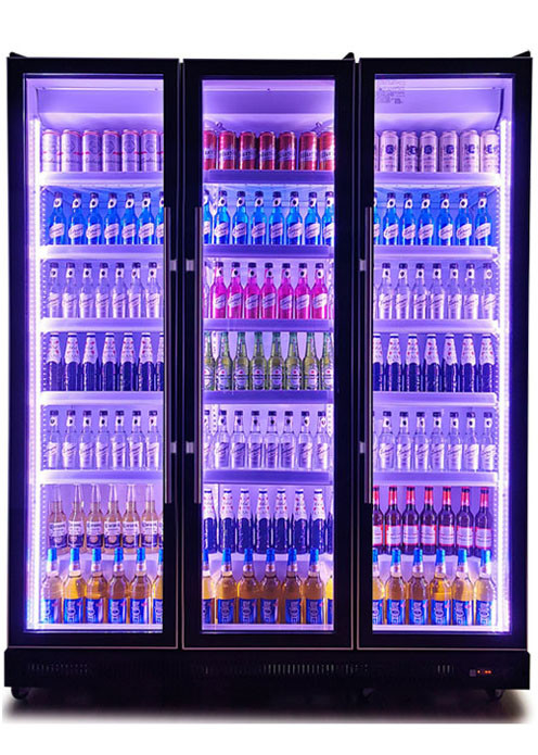 2~8 Grad Copeland Kompressor Schwarzglas Tür Kühlschränke Bier Weinkühlschrank