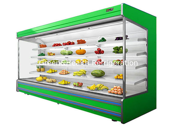Gemüsefreilicht-Kühler Multideck Juice Fruit Mall Refrigerator