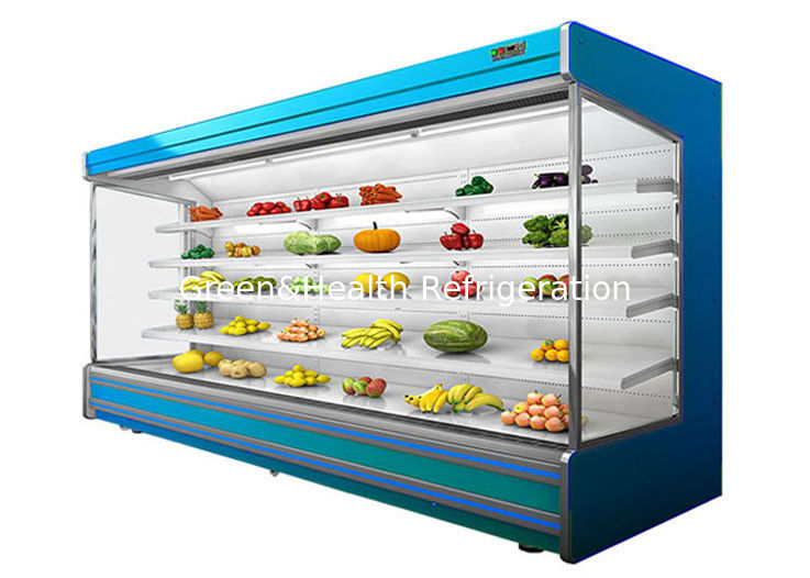 Gemüsefreilicht-Kühler Multideck Juice Fruit Mall Refrigerator