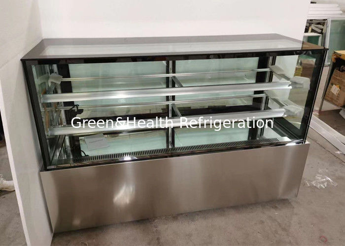 4 Quadratmeter Glas Kuchen Anzeige Chiller Patisserie Bäckerei Anzeige Fall