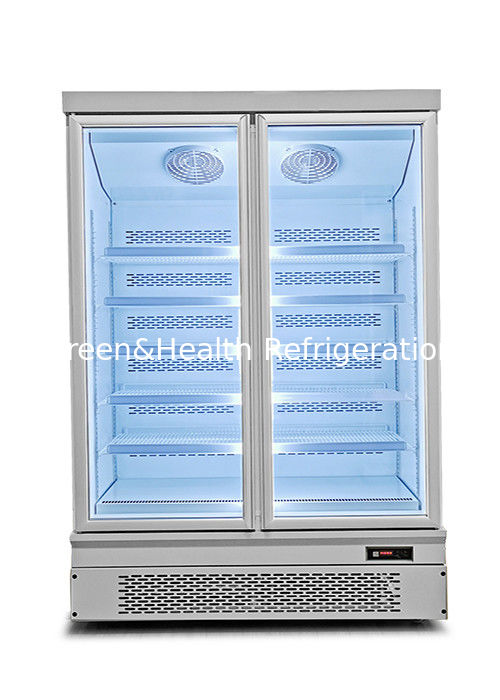 Gefrierschrank mit 1000L Kapazität, automatisches Auftauen und Lüfterkühlung für Supermärkte