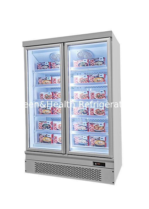 Gefrierschrank mit 1000L Kapazität, automatisches Auftauen und Lüfterkühlung für Supermärkte