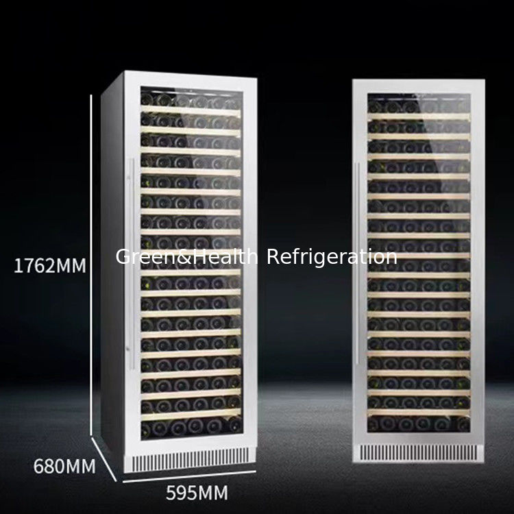 ETL-Zertifikat Lüfterkühlung Niedrig E Glas Wein Schrank Kühlschrank mit Temperaturbereich von 4 bis 22°C