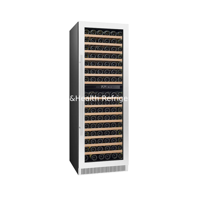 ETL-Zertifikat Anpassungsfähiger 185 Flaschen 445L Wein Anzeige Kühlschrank mit 110V 220V 50HZ 60HZ