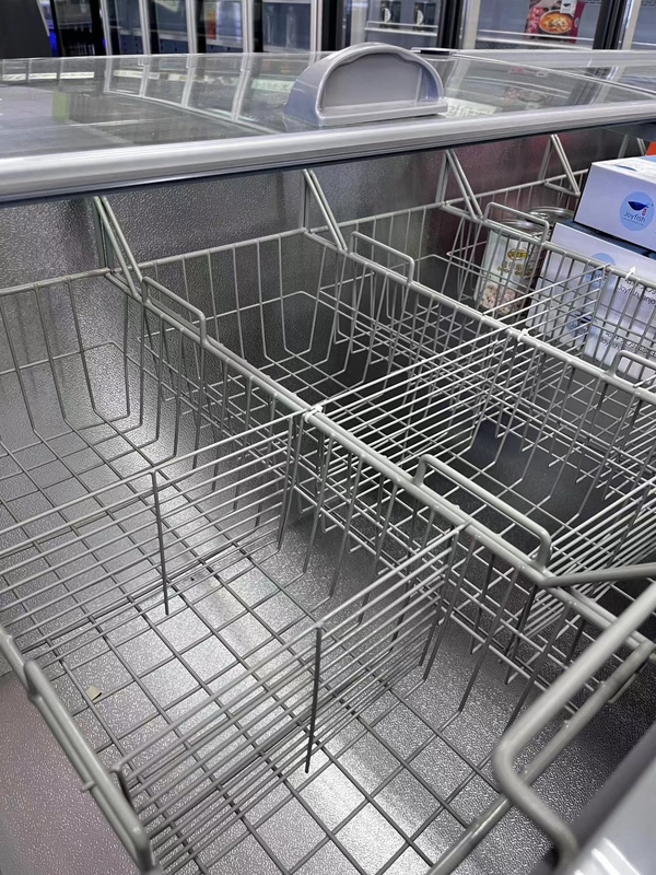 Weißfarbiger kommerzieller Kühlschrank Kühlschrank mit Seitentür für den Supermarkt