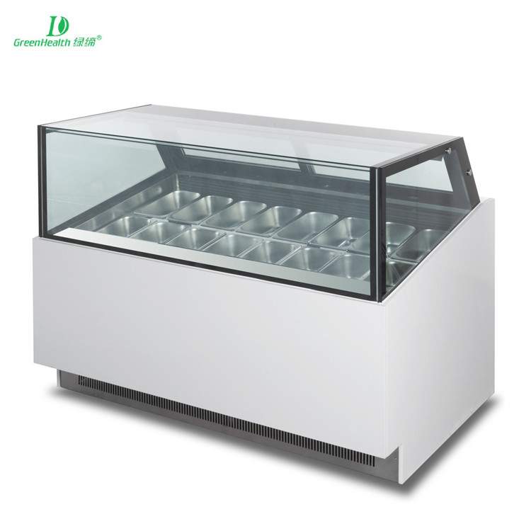 Ultra-Niedrigtemperatur-Eis-Display-Eisfrierschrank mit individueller Lichtbox oder Marmorbasis