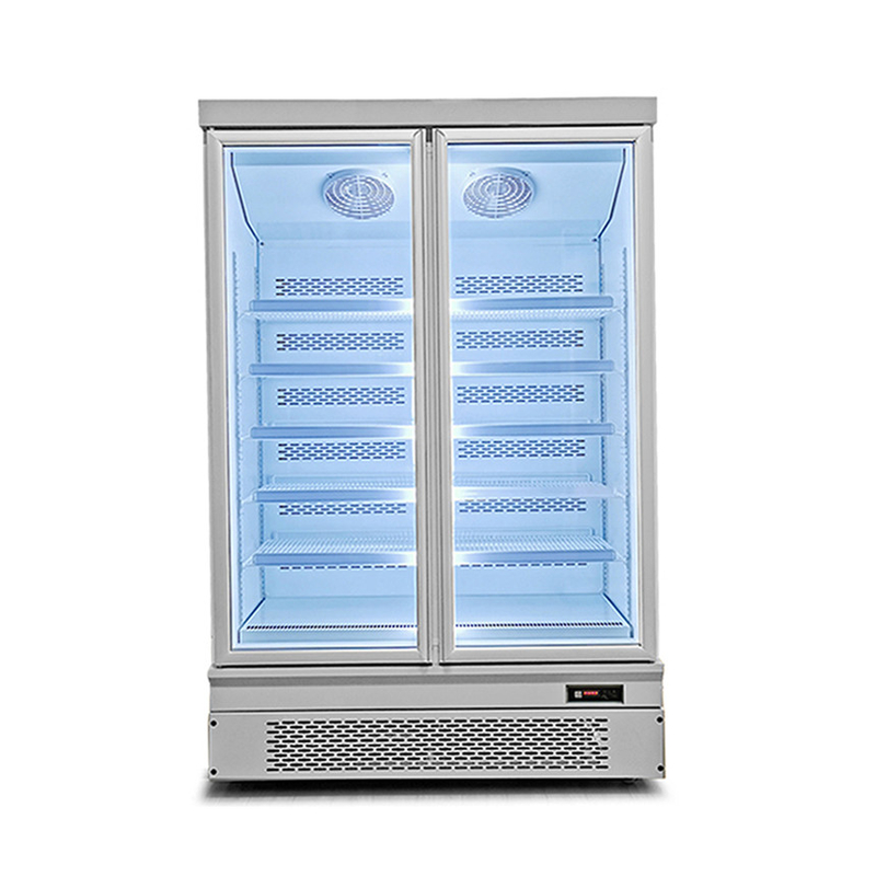 Energieeffizient 1 2 3 Glas Tür Gefrierschrank mit schneller Automatik Hintertür