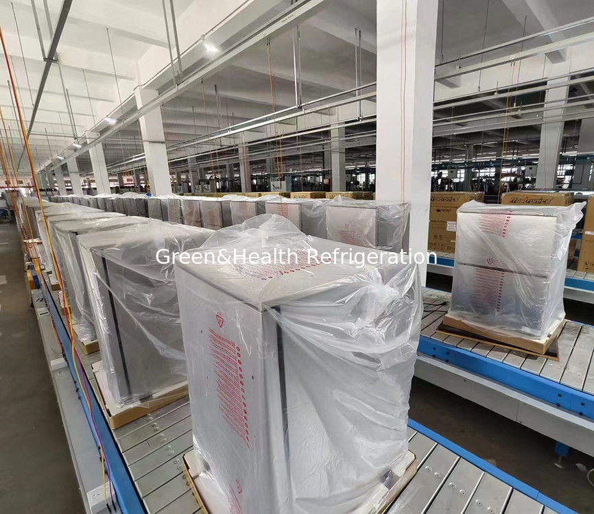 ETL-Zertifikat 150L 168Dosen Edelstahl Massivtür Außengetränke-Kühlschrank