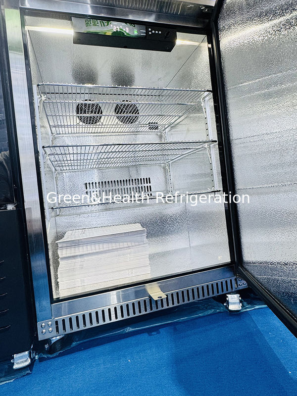 ETL-Zertifikat 150L 168Dosen Edelstahl Massivtür Außengetränke-Kühlschrank