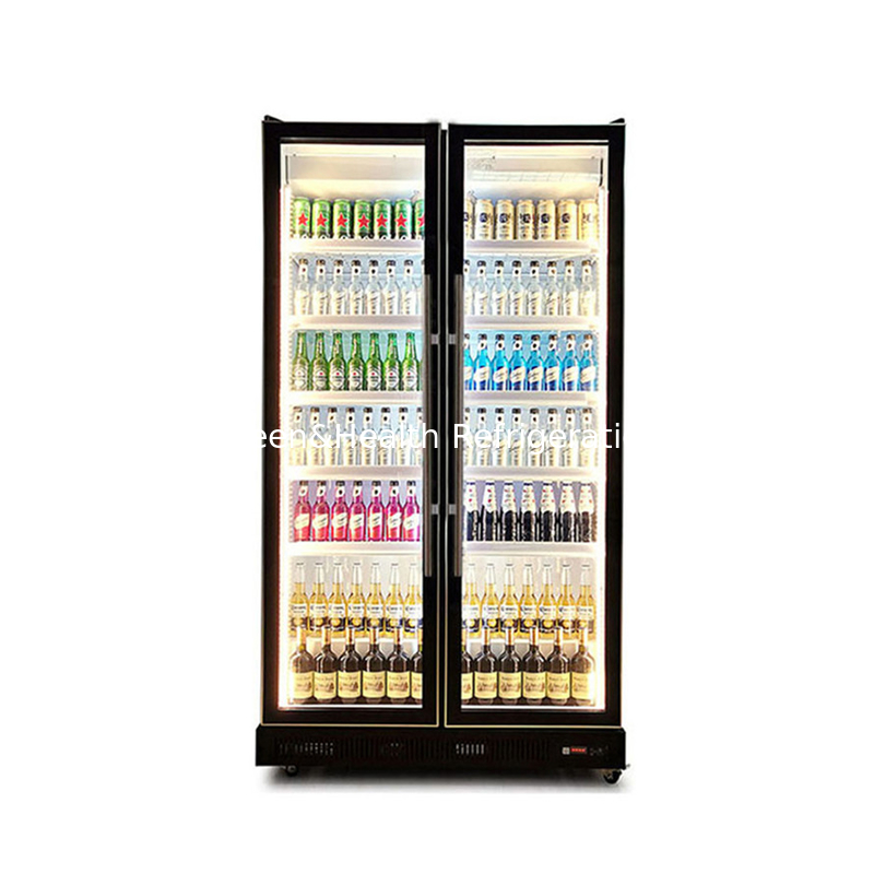 Swing Door Liquor Drinks Display Gefrierschrank mit R290 Kühlmittel und Low E Glas