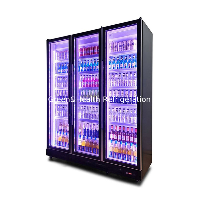Swing Door Liquor Drinks Display Gefrierschrank mit R290 Kühlmittel und Low E Glas