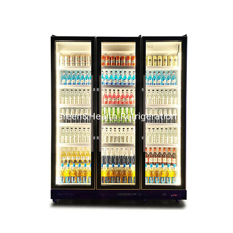 Swing Door Liquor Drinks Display Gefrierschrank mit R290 Kühlmittel und Low E Glas