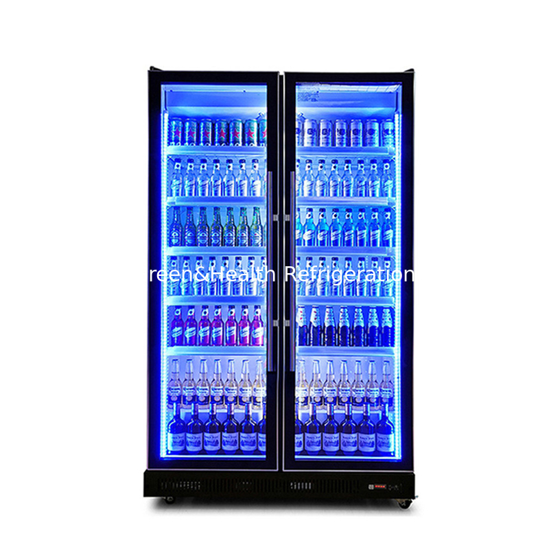 Swing Door Liquor Drinks Display Gefrierschrank mit R290 Kühlmittel und Low E Glas