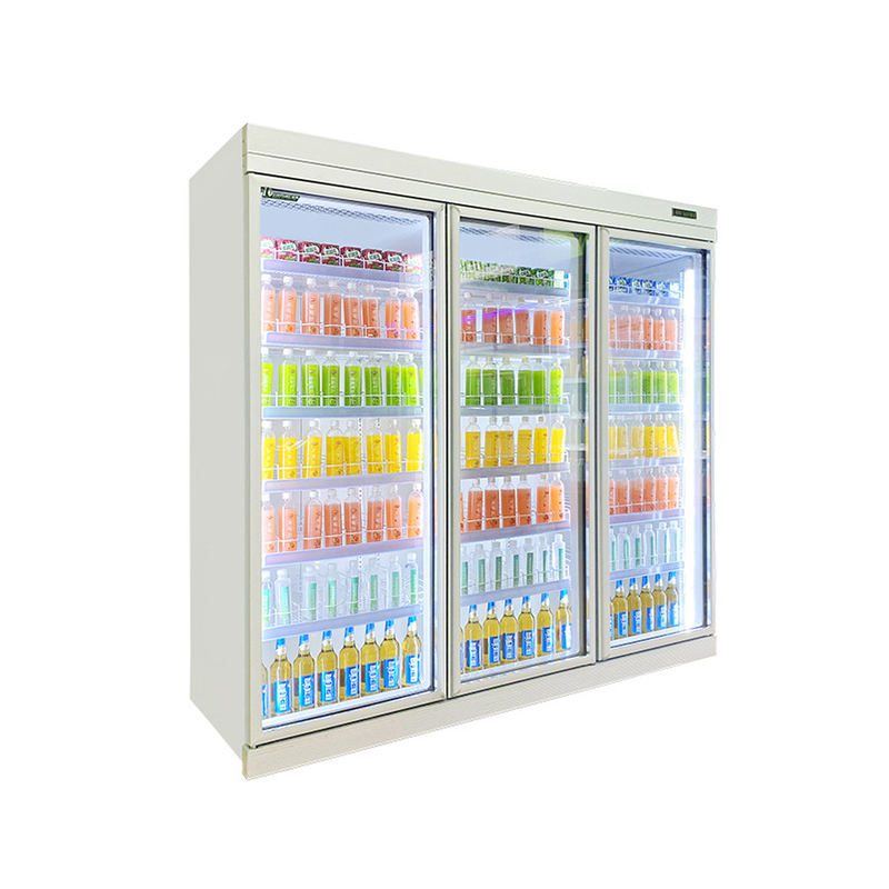 5 Schichten verstellbares Regal Glas Tür Getränke-Kühler mit R22 Panasonic Kompressor