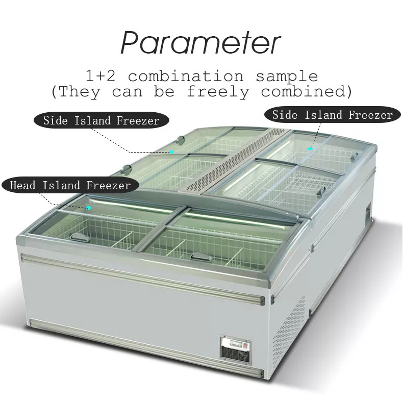 Direktkühlsystem Gewerblicher Gefrierschrank mit -18-22°C Temperatur und 630L Volumen