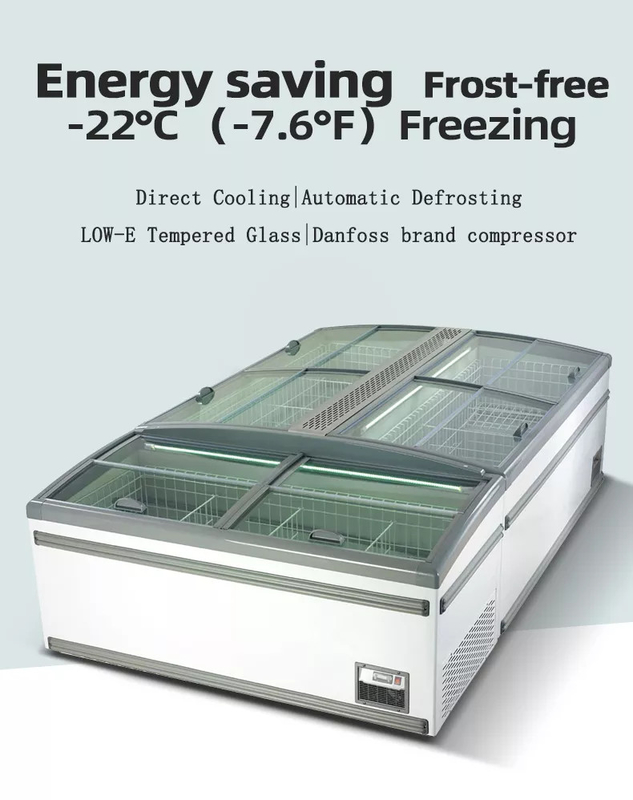 Direktkühlsystem Gewerblicher Gefrierschrank mit -18-22°C Temperatur und 630L Volumen
