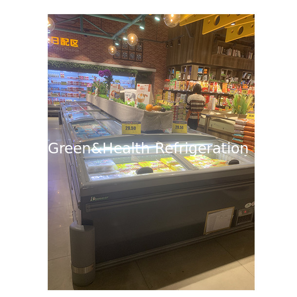 Supermarkt Meeresfrüchte/Tiefkühlwaren/Fleischkuchen/Food Tiefkühlschrank