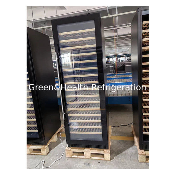 ETL-Zertifikat 326 Einheiten mit zwei Glastüren und drei unabhängigen Temperatur-Weinkühlern