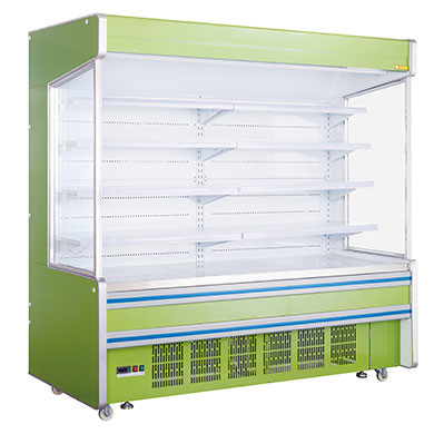 Plug-in-Typ Gemüse-Display Kühlschrank Multideck-Display-Kühler Gewerblicher offener Fall-Kühler