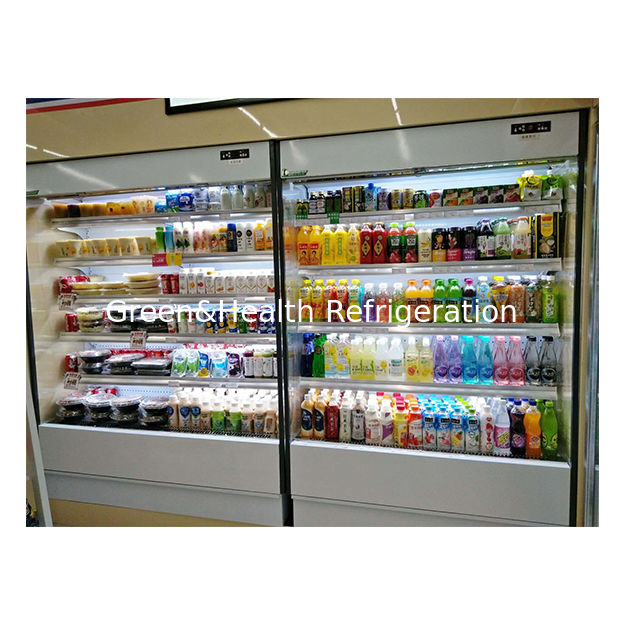 Kleines Convenience-Store Fünf-Schicht-Regal Obst-Speicher-Display Kleines geöffnetes Gefrierschrank