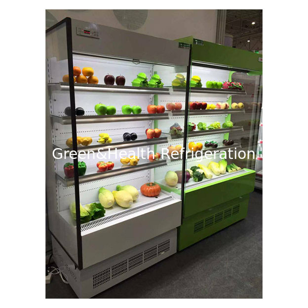 Kleines Convenience-Store Fünf-Schicht-Regal Obst-Speicher-Display Kleines geöffnetes Gefrierschrank