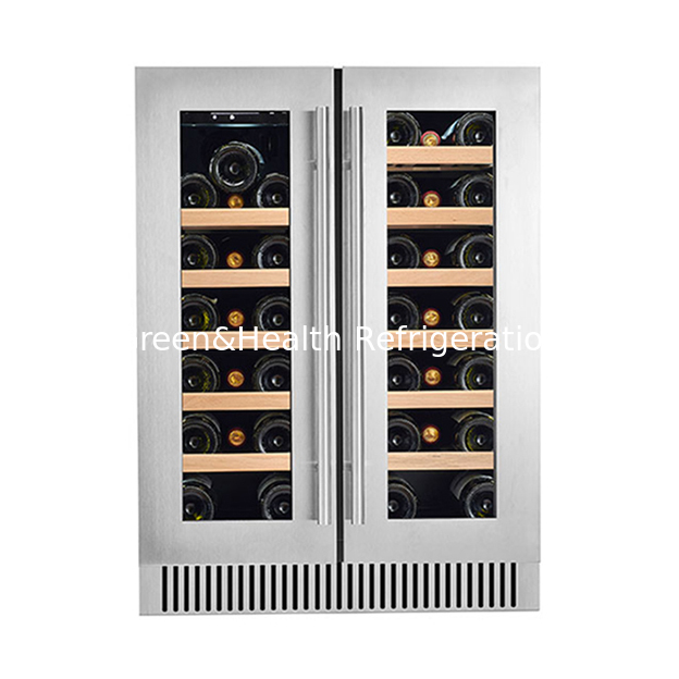 Fabrik-Direktverkauf 68 Flaschen Eichenlaminate Rotwein Kühlschrank Rotwein Gefrierschrank